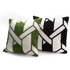 Amadeus - Set De 2 Coussins Chic Graphic 45 X45 Cm - Multicolore