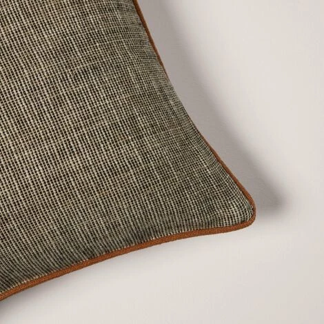 Housse De Coussin 40x40 Cm MADURA - Noir Et Naturel - LONNI - Noir Et Naturel 2 Housse De Coussin 40x40 Cm MADURA - Noir Et Naturel - LONNI - Noir Et Naturel – Image 2