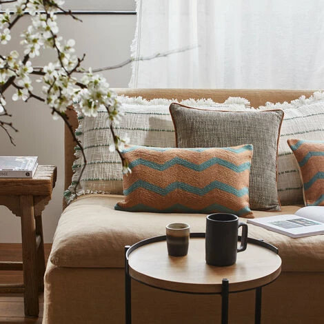 Housse De Coussin 40x40 Cm MADURA - Noir Et Naturel - LONNI - Noir Et Naturel 4 Housse De Coussin 40x40 Cm MADURA - Noir Et Naturel - LONNI - Noir Et Naturel – Image 4