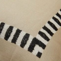 Housse De Coussin 40x40 Cm MADURA - Naturel Et Noir - INDRI - Naturel Et Noir -France Coussin et housse de coussin Soldes Boutique 66079080 4