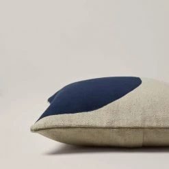 MADURA - Housse De Coussin LUNAR 40x40 Cm - Naturel Et Marine -France Coussin et housse de coussin Soldes Boutique 66079204 3