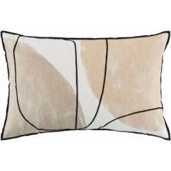 Housse De Coussin 28x47 Cm MADURA - Ivoire Et Nude - ITO - Ivoire Et Nude