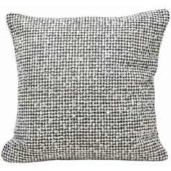 Housse De Coussin 40x40 Cm MADURA - Ivoire Et Noir - PIETRO - Ivoire Et Noir
