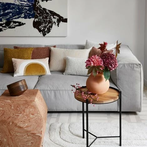 Housse De Coussin 40x40 Cm MADURA - Argile Rose Et Ivoire - GABRIELE - Argile Rose Et Ivoire 4 Housse De Coussin 40x40 Cm MADURA - Argile Rose Et Ivoire - GABRIELE - Argile Rose Et Ivoire – Image 4