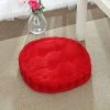 Cisea Coussin De Chaise Rond Confortable Pour La Maison, La Cuisine, Le Jardin, La Salle à Manger, Le Bureau, 40*40cm Rouge