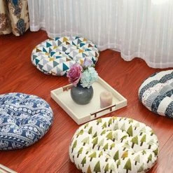 Coussin De Chaise Imprimé Doux Classe Bureau Galette De Chaise 40x40cm Rond-Triangle Multicolore, -Adélala -France Coussin et housse de coussin Soldes Boutique 66381958 5