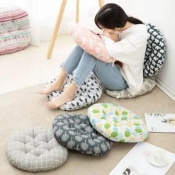Coussins De Chaise Rond Coussin De Siège Respirant Coussin, Tatami Coussins De Siège Pour Intérieur Et Extérieur, Diamètre 40cm, -Adélala -France Coussin et housse de coussin Soldes Boutique 66382539 3
