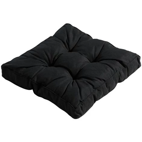 Madison Coussin De Siège Panama 47x47 Cm Noir - Noir 4 Madison Coussin De Siège Panama 47x47 Cm Noir - Noir – Image 4