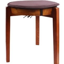 OUSUDELA Lot De 4 Coussin Rond Galette De Chaise Ronde Pour Table Et Chaise De Salle à Manger Avec Cordon De Serrage 30cm -France Coussin et housse de coussin Soldes Boutique 66652008 3