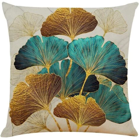 OCXIN Lot De 4 Housses De Coussin De Peinture Décorative, Housses De Coussin En Lin Pour Salon, Canapé-lit, Taies D'oreiller, Taies D'oreiller Avec Fermeture éclair Dissimulée (vert, 45 X 45 Cm) 2 OCXIN Lot De 4 Housses De Coussin De Peinture Décorative, Housses De Coussin En Lin Pour Salon, Canapé-lit, Taies D'oreiller, Taies D'oreiller Avec Fermeture éclair Dissimulée (vert, 45 X 45 Cm) – Image 2