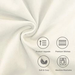 OCXIN Lot De 2 Coussins De Noël En Velours Avec Pompons Housses De Coussin De Couleur Unie Housse De Coussin Décorative Oreiller Coussin De Siège Coussin De Canapé Coussin Pour Canapé Chambre Bureau Voiture 45X45cm Crème 7 OCXIN Lot De 2 Coussins De Noël En Velours Avec Pompons Housses De Coussin De Couleur Unie Housse De Coussin Décorative Oreiller Coussin De Siège Coussin De Canapé Coussin Pour Canapé Chambre Bureau Voiture 45X45cm Crème -France Coussin et housse de coussin Soldes Boutique 66860532 3