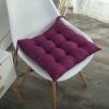 KAEJYIUT Lot De 4 Coussins De Siège Rembourrés Pour Chaises De Jardin, De Terrasse, De Cuisine Et De Bureau Violet 40*40cm