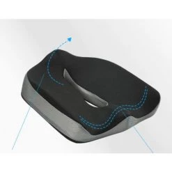 WIAN Tissu En Maille Noir + Gris Clair 45*38*13/2.5CM Mousse à Mémoire De Forme Respirante Rebond Lent Coussin De Siège De Voiture Coussin De Chaise De Bureau 8 WIAN Tissu En Maille Noir + Gris Clair 45*38*13/2.5CM Mousse à Mémoire De Forme Respirante Rebond Lent Coussin De Siège De Voiture Coussin De Chaise De Bureau -France Coussin et housse de coussin Soldes Boutique 67314586 4