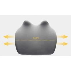 WIAN Gris Clair 385 * 440 * 95MM - Coussin En Mousse à Mémoire Four Seasons Coussin De Siège De Bureau Coussin épais Pour Les Fesses -France Coussin et housse de coussin Soldes Boutique 67314668 4