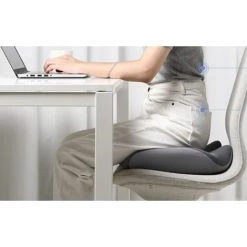 WIAN Gris Clair 385 * 440 * 95MM - Coussin En Mousse à Mémoire Four Seasons Coussin De Siège De Bureau Coussin épais Pour Les Fesses -France Coussin et housse de coussin Soldes Boutique 67314668 5