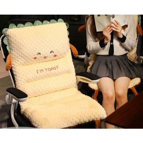 WIAN 100*45 Cm Coussin De Siège Et Dossier Intégré Bureau Sédentaire Taille Soutien étudiant Dortoir Chaise Bout à Bout Coussin Siège Coussin 4 WIAN 100*45 Cm Coussin De Siège Et Dossier Intégré Bureau Sédentaire Taille Soutien étudiant Dortoir Chaise Bout à Bout Coussin Siège Coussin – Image 4