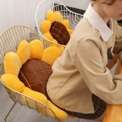 WIAN Tournesol 50 Cm Oreiller Fleur Bureau Siège Coussin Dortoir Chaise Arrière Baie Vitrée Tatami Mat -France Coussin et housse de coussin Soldes Boutique 67314936 3