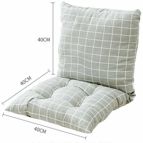 TANèTUE Lot De 1 Coussin De Chaise Avec Dossier Coussins De Siège De Chaise Salle à Manger - Pas De Chaise 40cm*40cm 2 TANèTUE Lot De 1 Coussin De Chaise Avec Dossier Coussins De Siège De Chaise Salle à Manger - Pas De Chaise 40cm*40cm – Image 2