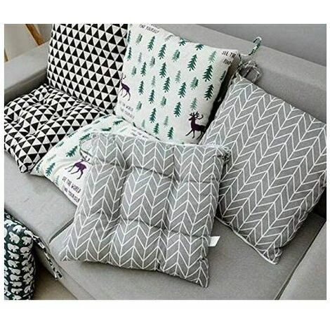 TANèTUE Lot De 1 Coussin De Chaise Avec Dossier Coussins De Siège De Chaise Salle à Manger - Pas De Chaise 40cm*40cm 4 TANèTUE Lot De 1 Coussin De Chaise Avec Dossier Coussins De Siège De Chaise Salle à Manger - Pas De Chaise 40cm*40cm – Image 4
