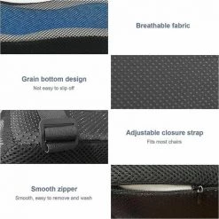 Cisea 2 Pièces Coussins D'accoudoir Pour Chaise De Bureau Et De Jeu - Coussin Avec Gel Refroidissant - Mousse à Mémoire De Forme - Pour Soulager Les Coudes -France Coussin et housse de coussin Soldes Boutique 67564649 3