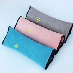 DONTODENT Coussin De Ceinture De Sécurité Pour Voiture, Idéal Comme Oreiller De Soutien De La Tête, Coussin D'épaule Pour Ceinture De Sécurité Pour Enfant Gris - Rose Beige -France Coussin et housse de coussin Soldes Boutique 67659240 3