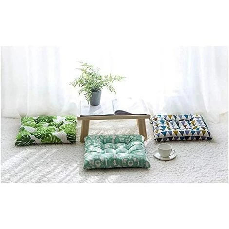 ENLENK 1 Coussin De Chaise - 40 X 40 Cm - Coussin De Chaise De Jardin, Balcon, Terrasse (rond, F) 2 ENLENK 1 Coussin De Chaise - 40 X 40 Cm - Coussin De Chaise De Jardin, Balcon, Terrasse (rond, F) – Image 2