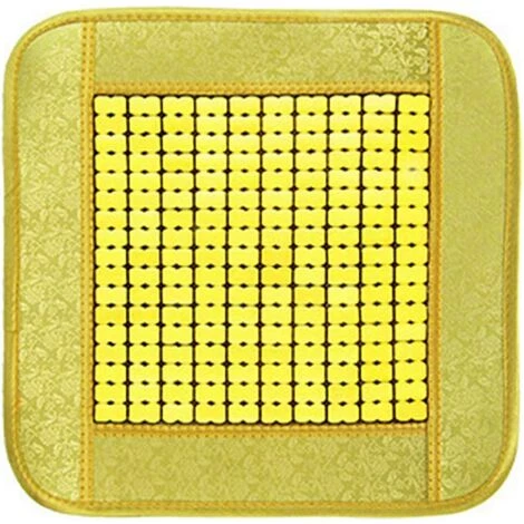 ENLENK Coussin D'Assise Rembourré Vin Rouge Galette De Siège Coussin De Chaise, Galette De Chaise, Bambou + Coton 45x45 Cm,Yellow 1 ENLENK Coussin D'Assise Rembourré Vin Rouge Galette De Siège Coussin De Chaise, Galette De Chaise, Bambou + Coton 45x45 Cm,Yellow