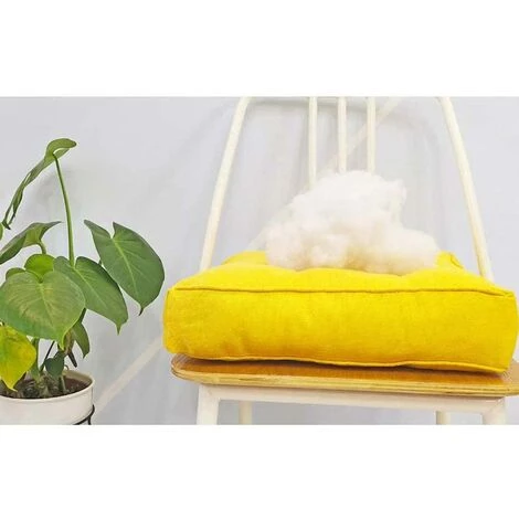 GRID COOL Coussins épais Pour Siège De Chaise, Coussins De Chaise Doux Pour Salle à Manger, Coussins De Chaise D'intérieur Et D'extérieur Pour Jardin, Bureau à Domicile (50 X 50 Cm, Violet) 2 GRID COOL Coussins épais Pour Siège De Chaise, Coussins De Chaise Doux Pour Salle à Manger, Coussins De Chaise D'intérieur Et D'extérieur Pour Jardin, Bureau à Domicile (50 X 50 Cm, Violet) – Image 2