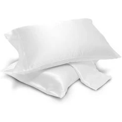 SUPERSELLER Mobilier D'intérieur Taies D'oreiller En Satin De Soie Doux Pour Les Cheveux Et La Peau, Taie D'oreiller En Soie Simulée Lavable - Blanc - 20po * 26po - 2PCS 7 SUPERSELLER Mobilier D'intérieur Taies D'oreiller En Satin De Soie Doux Pour Les Cheveux Et La Peau, Taie D'oreiller En Soie Simulée Lavable - Blanc - 20po * 26po - 2PCS -France Coussin et housse de coussin Soldes Boutique 68200332 3