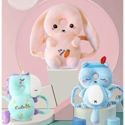 Oreiller Doux De Sécurité Pour Coussin De Tête Anti-chute Pour Bébé En Flanelle Marron HANBING -France Coussin et housse de coussin Soldes Boutique 68323986 3