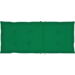 VidaXL Coussin De Chaise De Jardin 4 Pcs Vert 120 X 50 X 3 Cm - Vert -France Coussin et housse de coussin Soldes Boutique 6916843 5