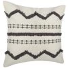 HOMEMAISON Housse De Coussin "Tuftée" Esprit Ethnique Gris 40 X 40cm - Gris